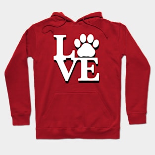 Love for cats (shadow) Hoodie